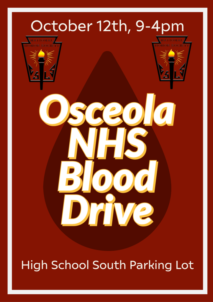 Blood drive flyer