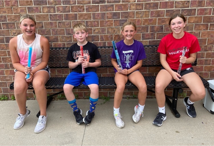 Popsicles after the run!