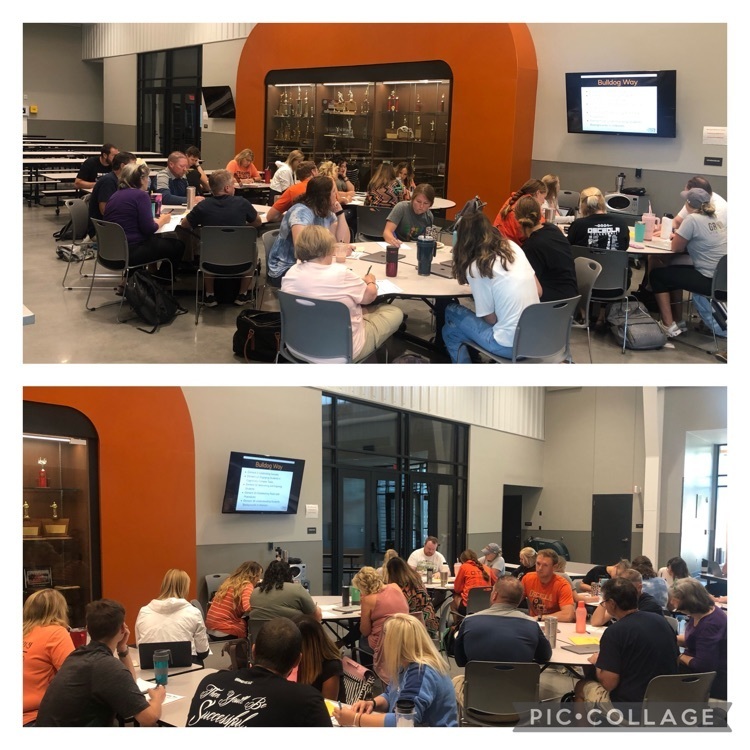 Elementary and Secondary teachers working on the Bulldog way to improve instruction and learning for our students. #OHSBulldogs