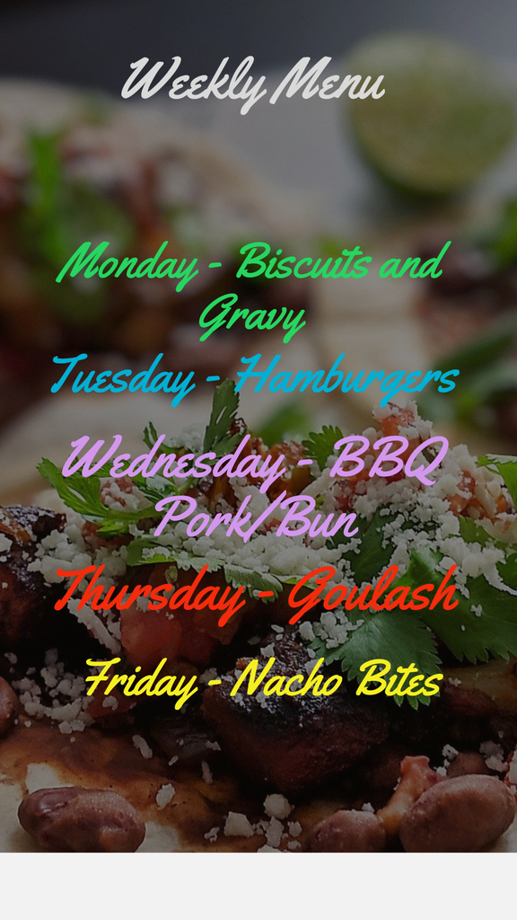 Lunch Menu